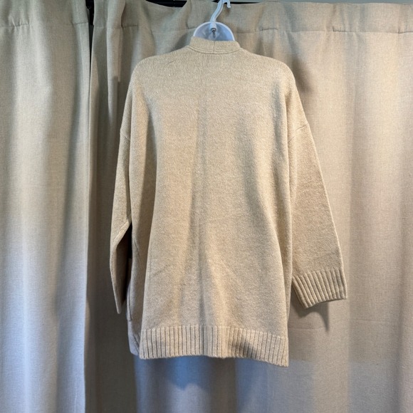 NWT Old Navy Womens Cardigan Sweater‎ Open Front Pockets Tan - Picture 4 of 7